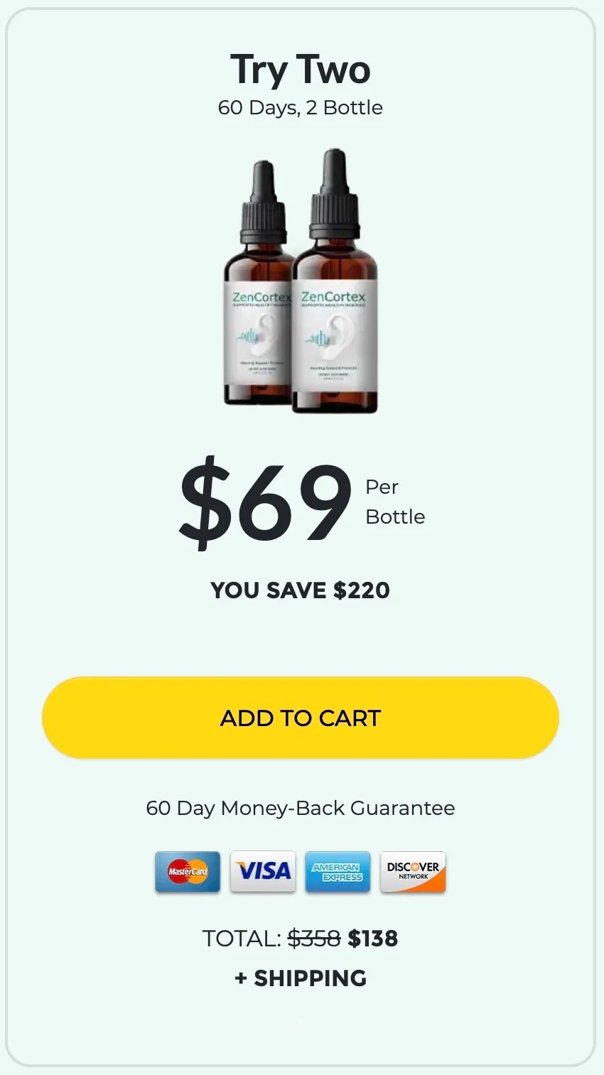 zencortex 2 bottles price